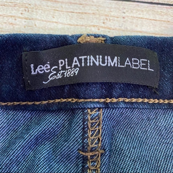 LEE’S PLATINUM Easy Fit High Rise Denim Legging Jeans M - Picture 9 of 15